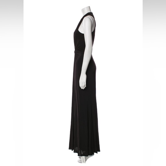 Roberto cavali black evening gown with snake embellishment - Picture 2 of 5